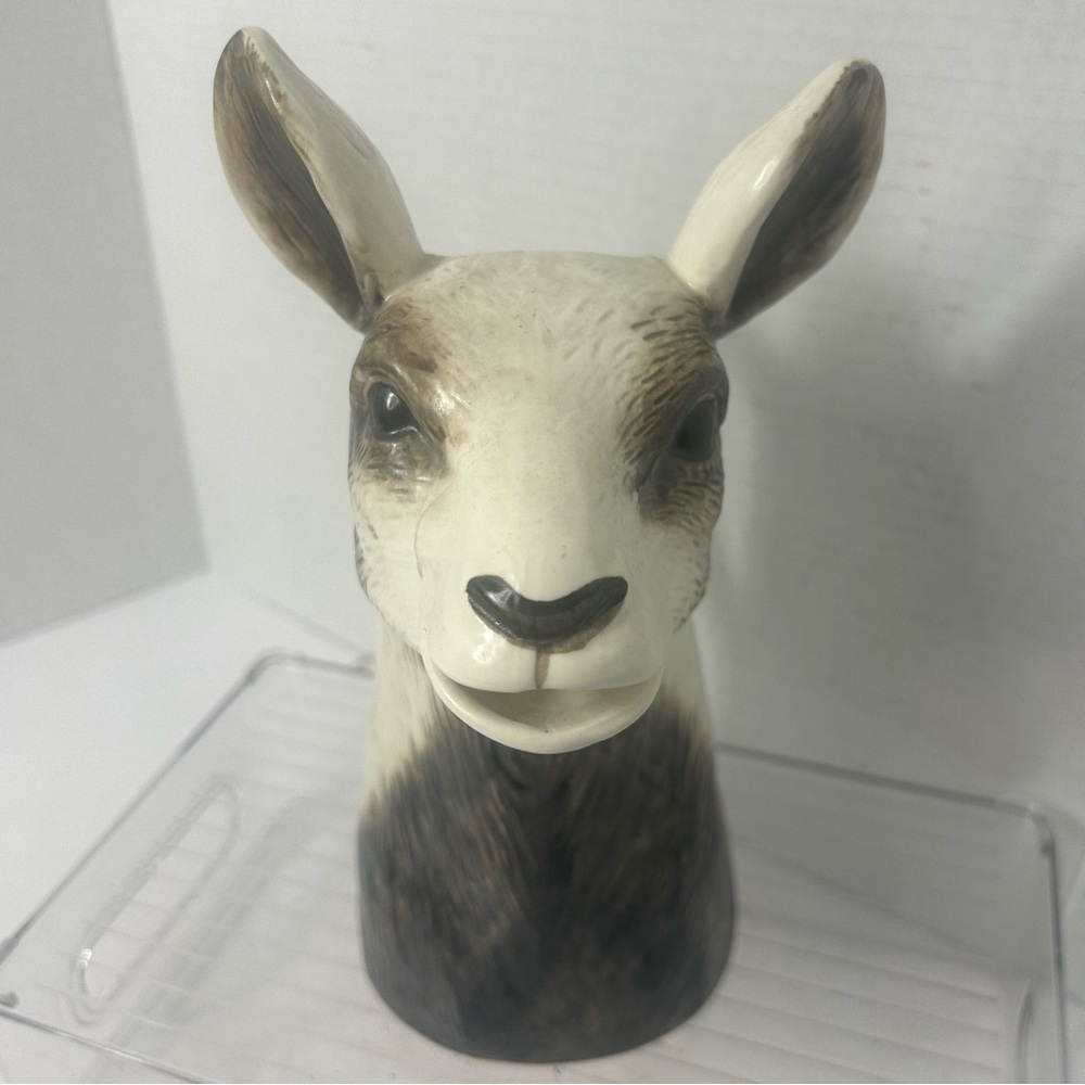 Threshold Ceramic Goat Head Creamer Milk Pitcher Farmhouse Rustic